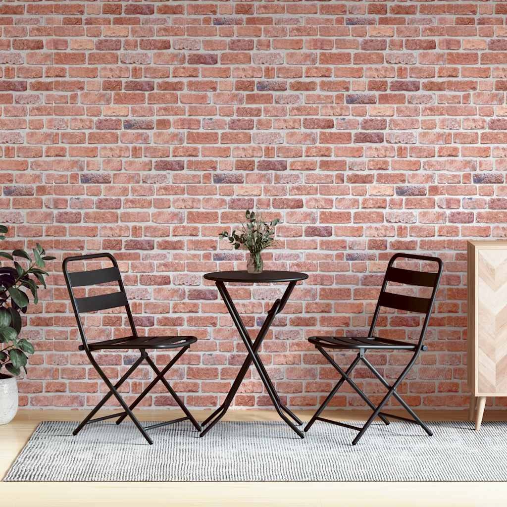 vidaXL Wandpanelen 10 st 3D 100x50 cm EPS rood
