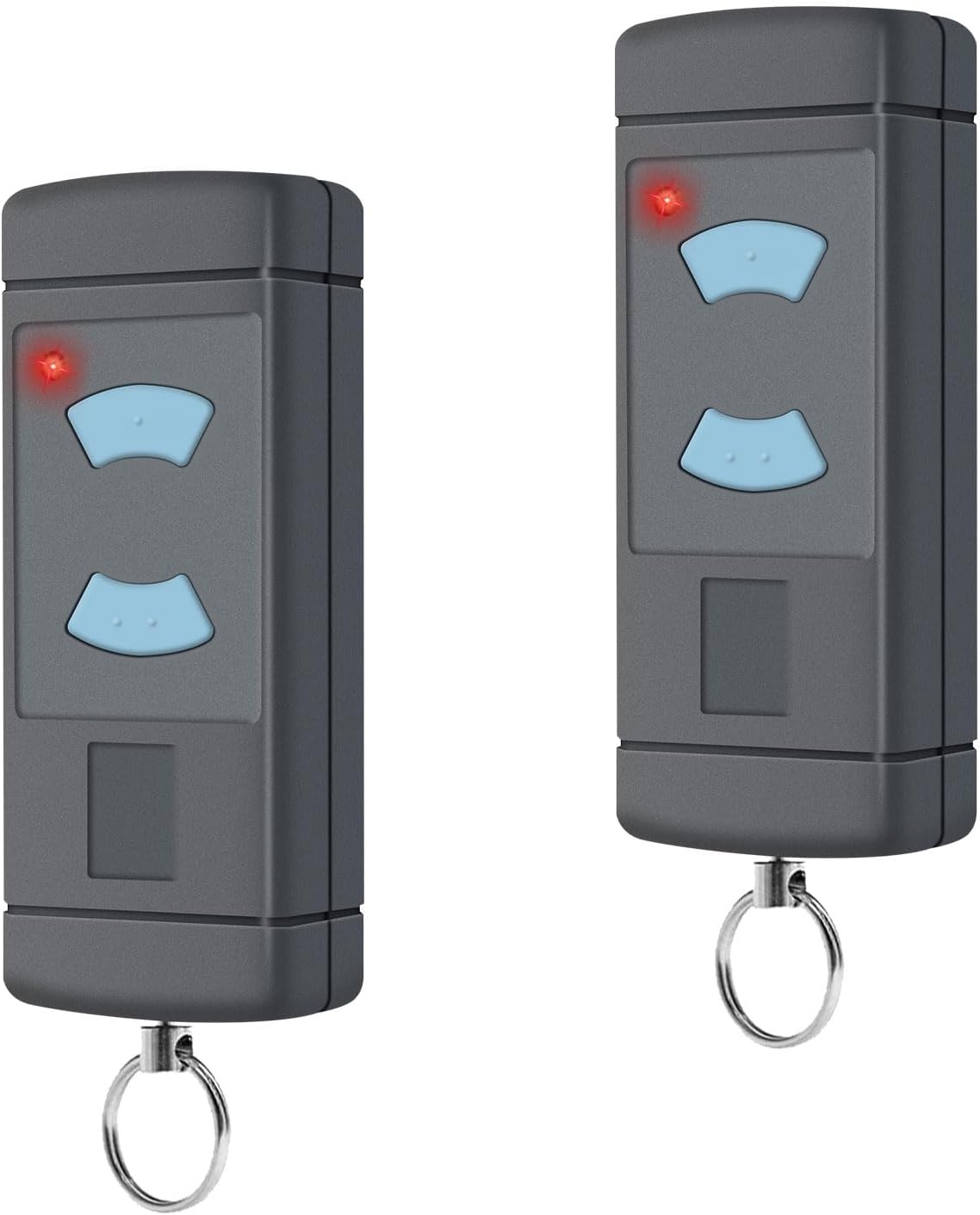 2x Hörmann Garagepoort Afstandsbediening Grijs - 868,3 MHz - Compatibel met Blauwe Knop