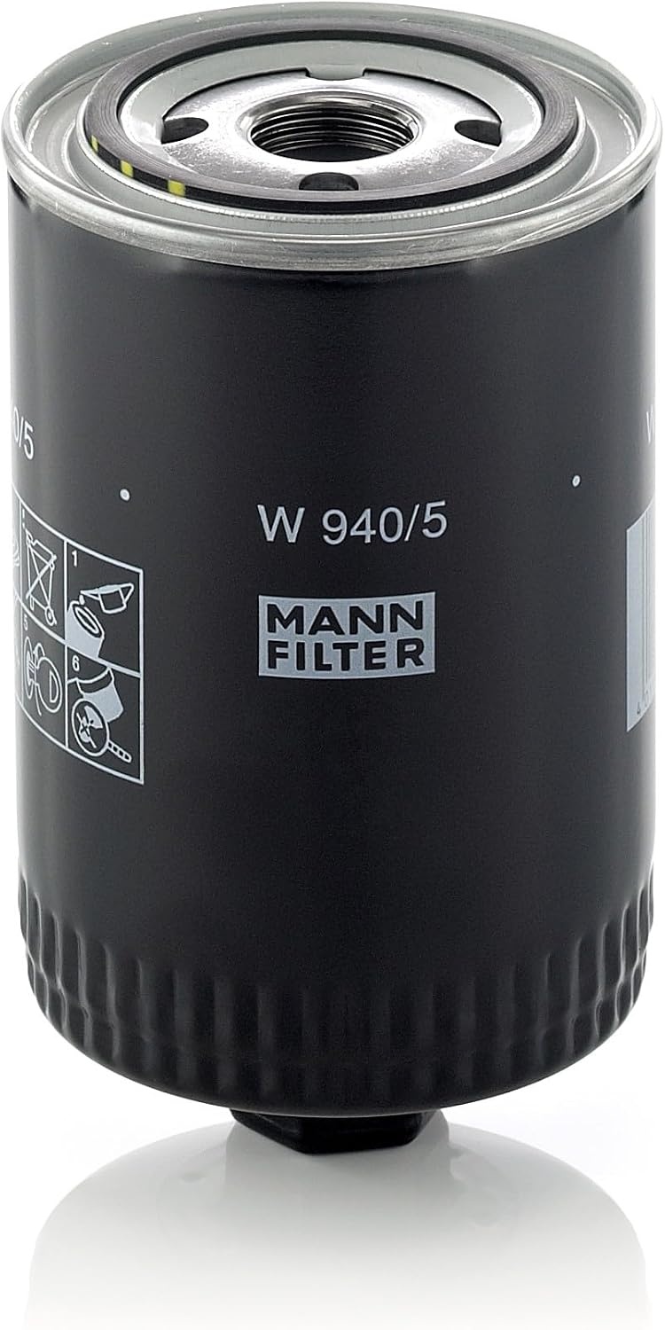 MANN-FILTER W 940/5 Oliefilter - Hoogwaardig filter voor tractoren en zware voertuigen