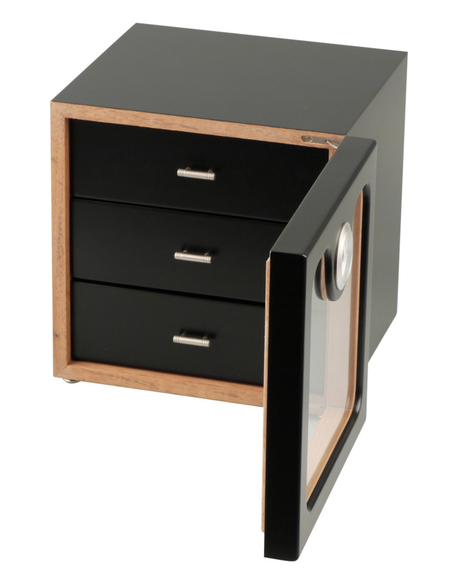 Humidor zwart kast