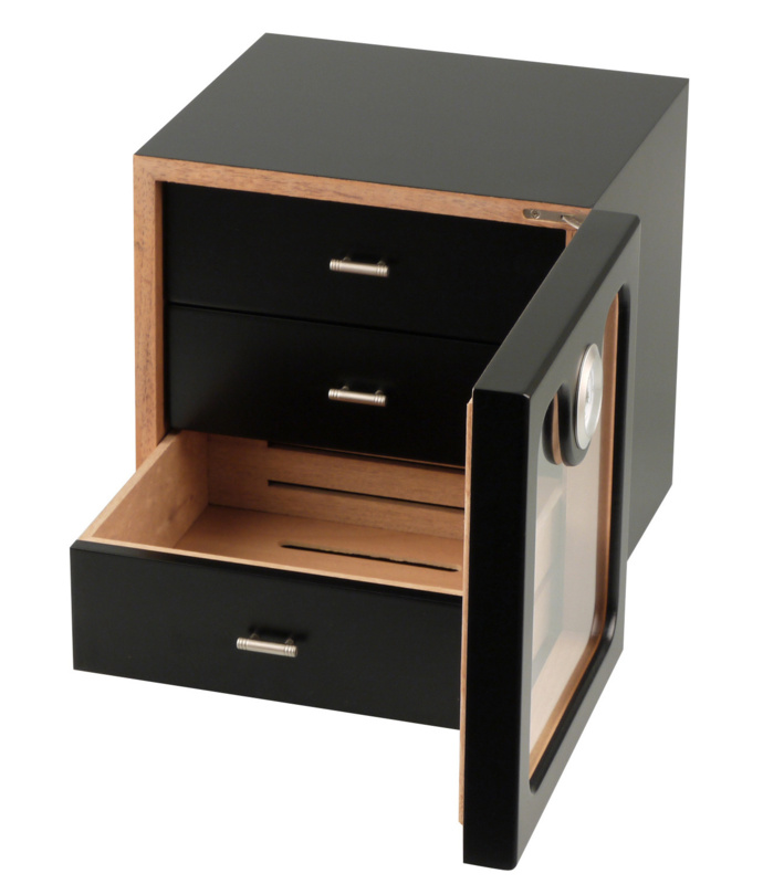 Humidor zwart kast