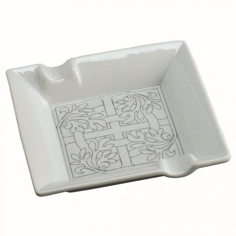 Keramische asbak 15x15x3cm