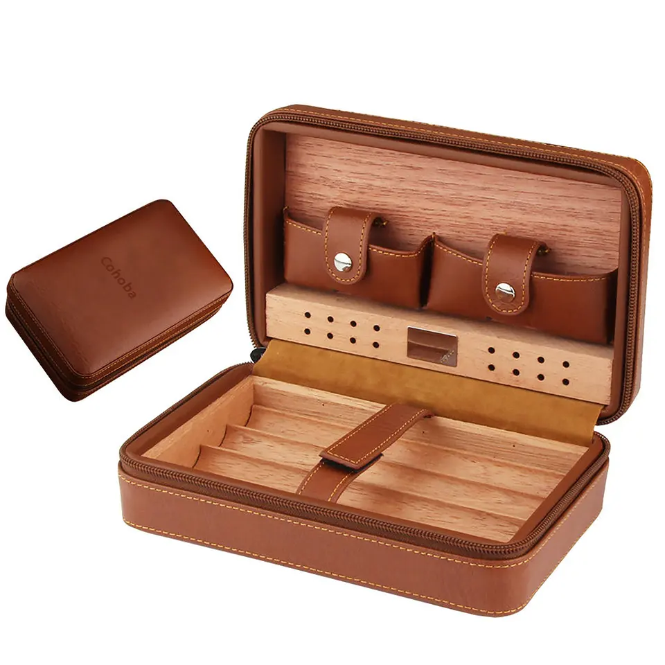 Reis humidor bruin