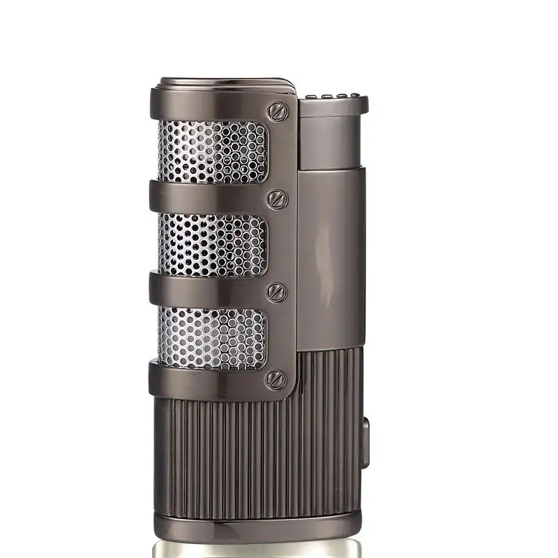 Zwarte windproof jet lighter