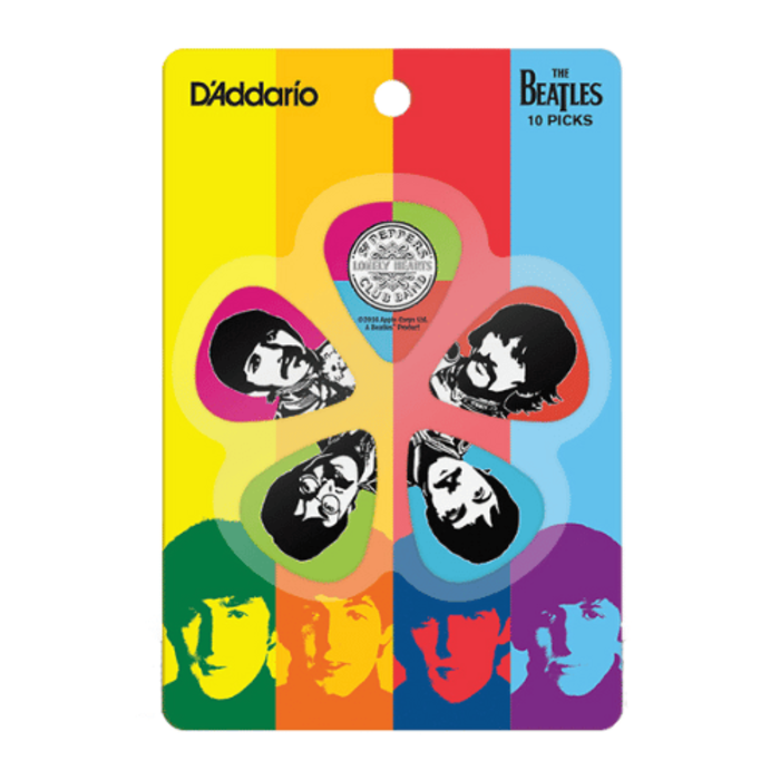 D'Addario 10 Beatles Picks SGT Pepper - Medium