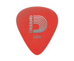 D'Addario 10 Standard Pick Duralin Red Super Light .50mm