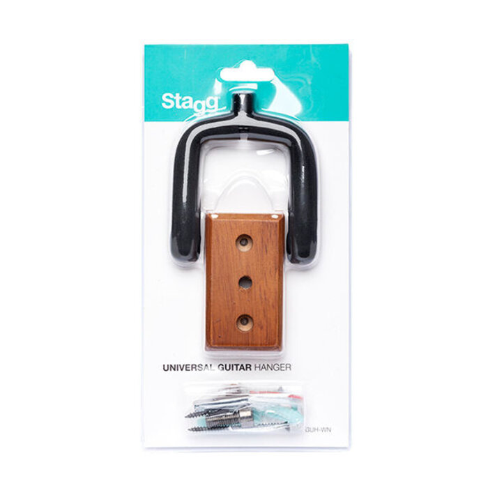 Stagg Guitar Wall Hanger W/Wood Base