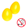 Stagg 2PC Egg Shaker /1 5/8oz/Yellow