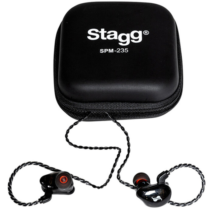 Stagg Spm-235 Dual Driver In-Ear Stage Monitors Transparent
