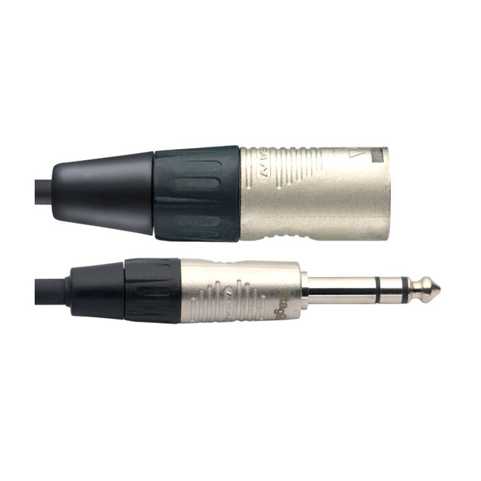 Stagg 3M/10F Audio CBL XLRM ST PL DL