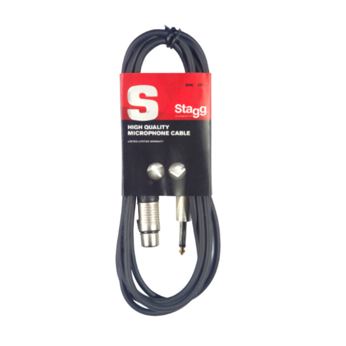 Stagg 10M/33FT Microphone Cable XLRf-PLUG