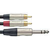 Stagg 3M/10FT Split ST PLUG - 2 RCAM DLX