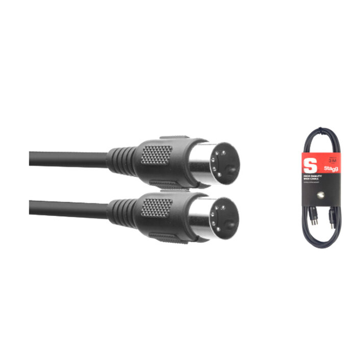 Stagg 1M/3FT Midi Cable Mould.DINm