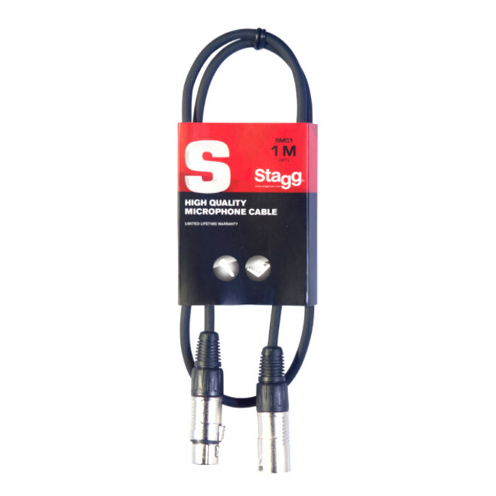 Stagg 1M/3FT XLR TO XLR Microphone Cable