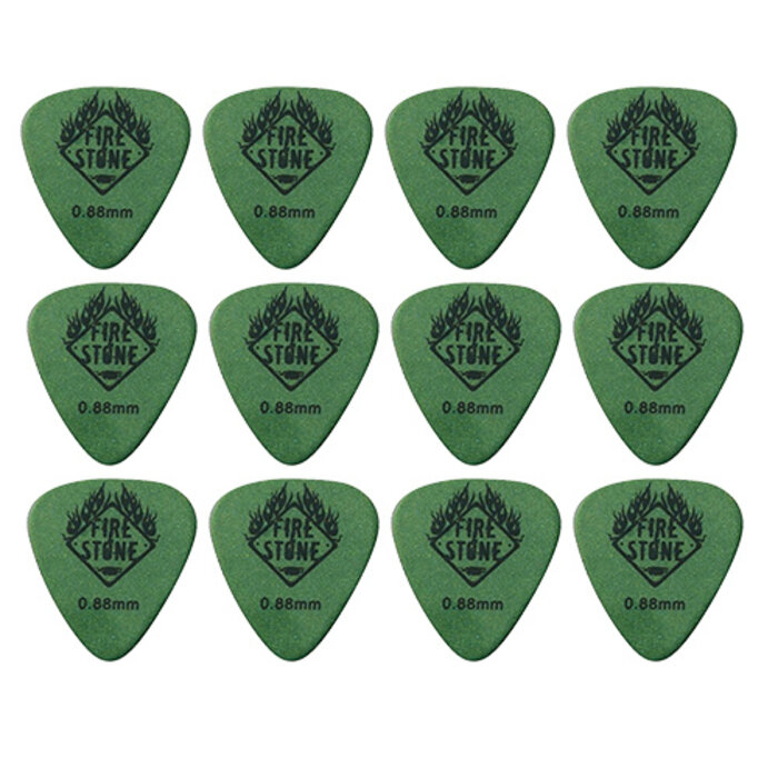 Fire & Stone Tortex 0.88mm Pick White 12Pcs