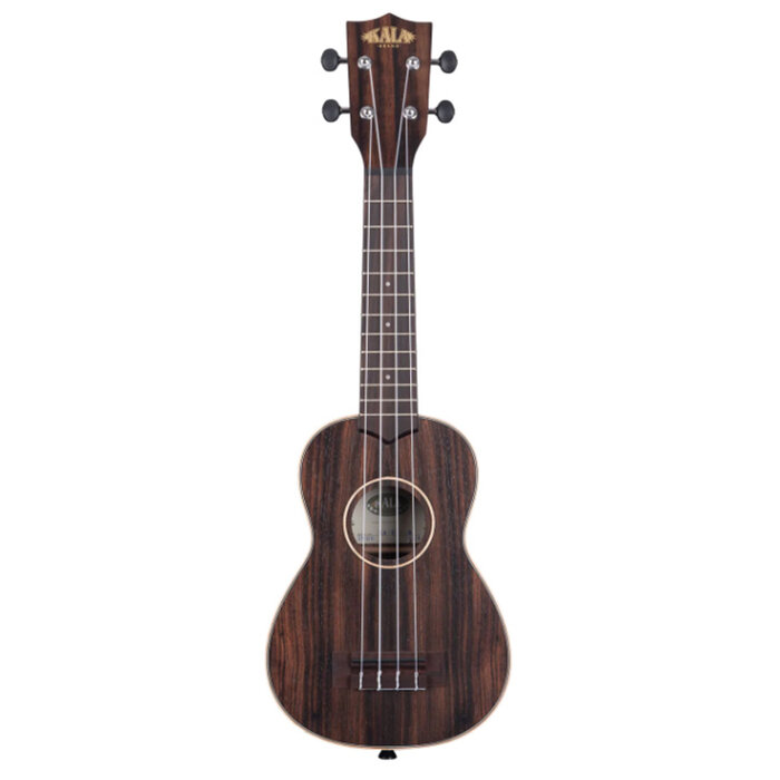 Kala KA-EBY-S Soprano Ebony Striped Top, Back & Sides
