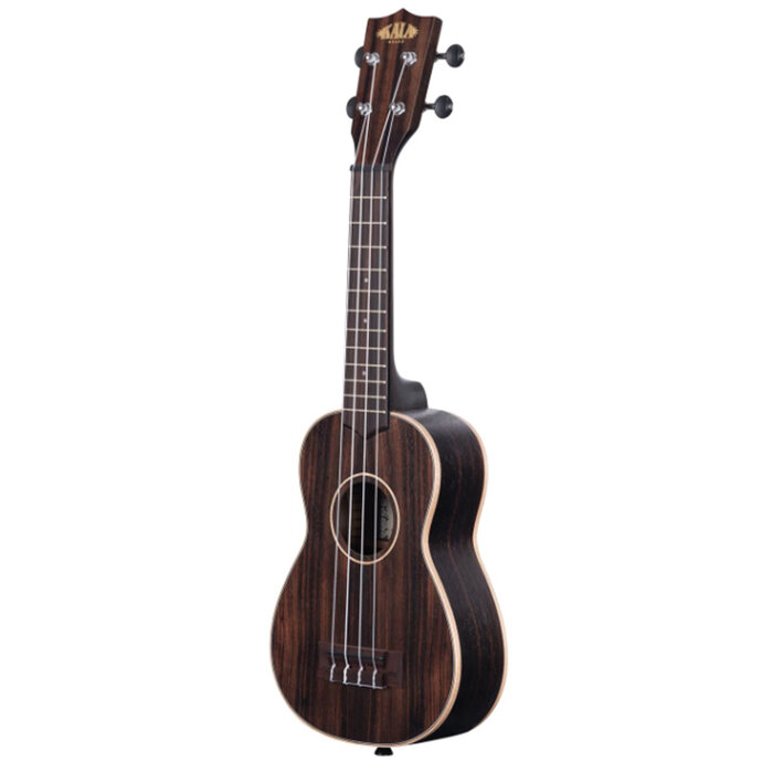 Kala KA-EBY-S Soprano Ebony Striped Top, Back & Sides