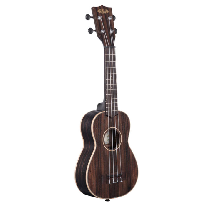 Kala KA-EBY-S Soprano Ebony Striped Top, Back & Sides