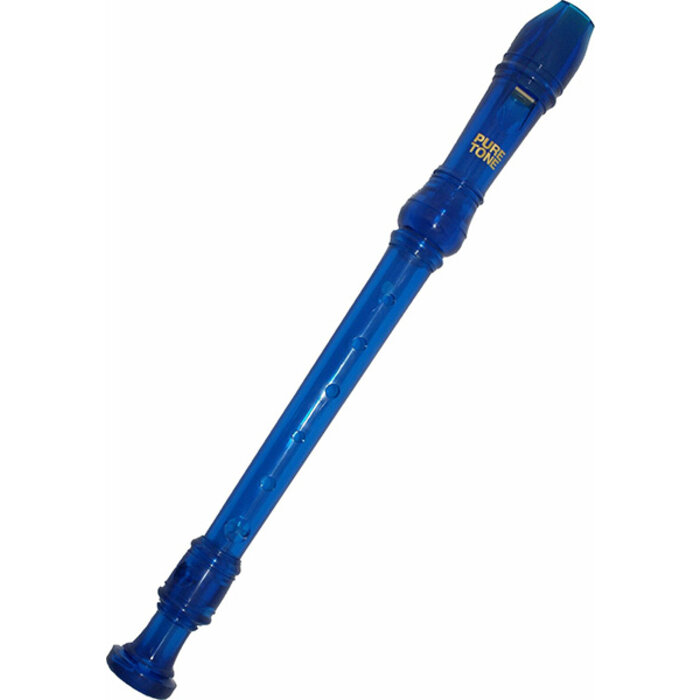 Pure Tone Kids Descant Recorder Blue