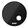 BD22RB 22 Reso Black Bass Drumhead