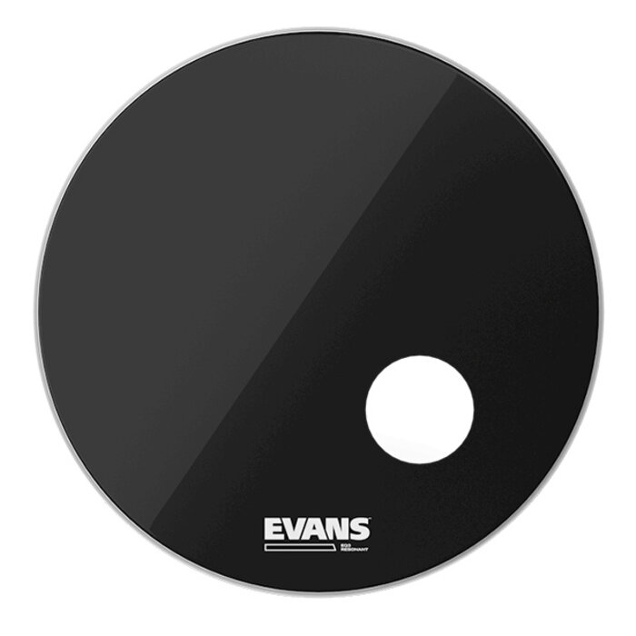 Evans BD22RB 22 Reso Black Bass Drumhead