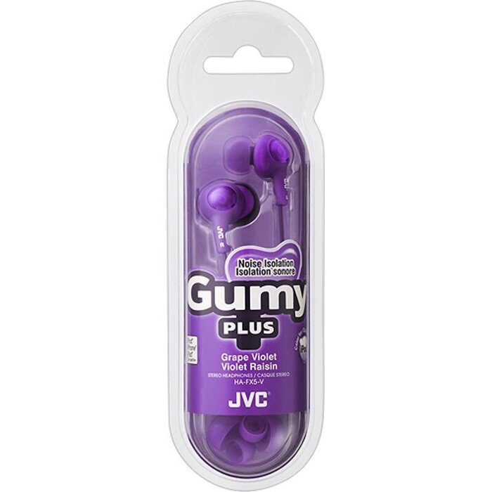 JVC Violet Gumy + In Ear Canal H/P Fx7