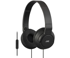 JVC Black On Ear + Mic Foldable H/P