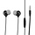 Plugz Earphones + Microphone Black