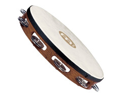 Meinl WD,Steel,Tambourine JGL 1 Row White Goatskin Head