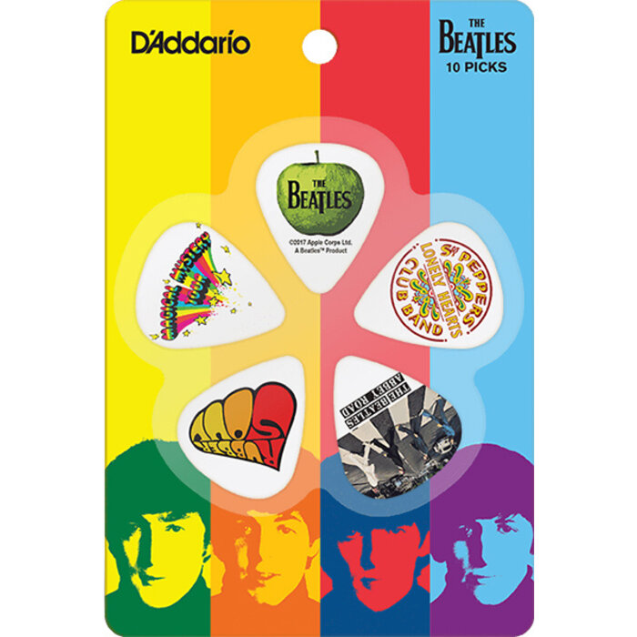 D'Addario 10 Beatles Picks Albums - Medium