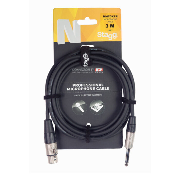 Stagg 1M/3FT Microphone Cable  XLRf-Plug