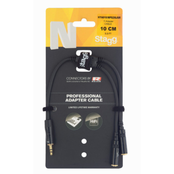 Stagg 10CM/0.3F Y-AD STPL-2miSTJK DL