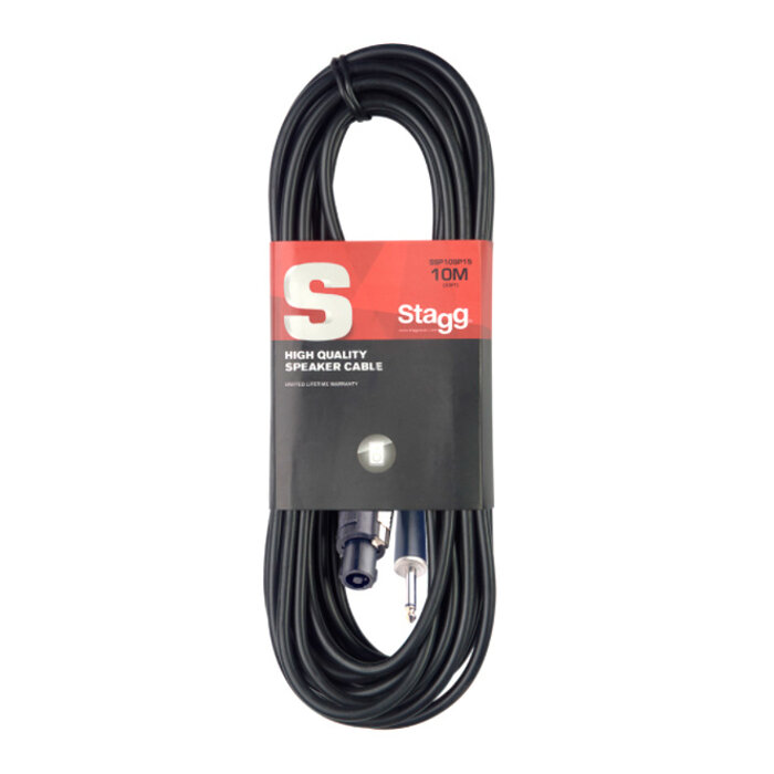 Stagg 10M-1.5/33FT-16GA SPKR SPK-PLG Speaker Cable