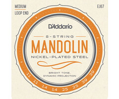D'Addario EJ67 Medium 8-String Mandolin Nickel-Plated Steel