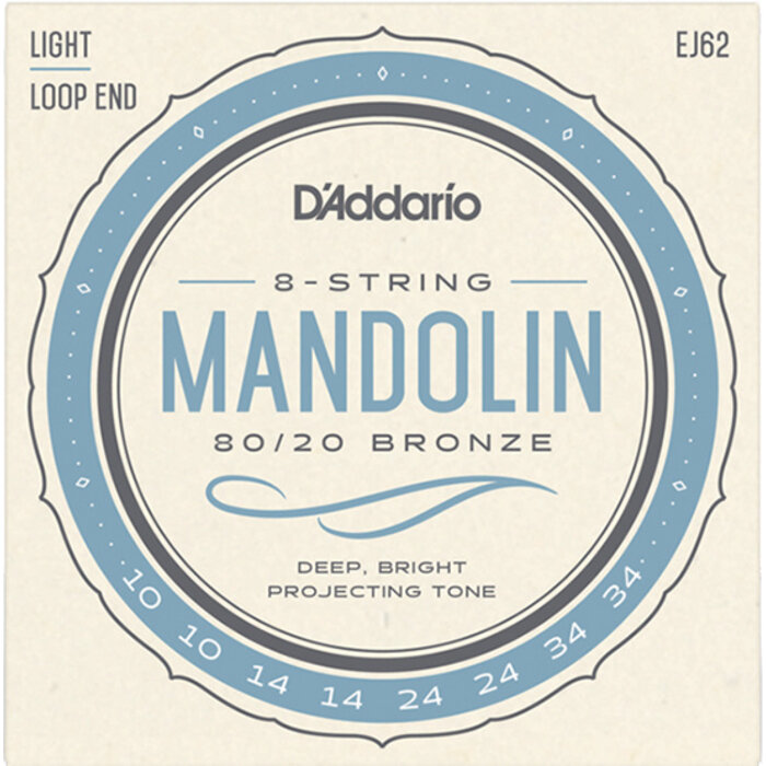 D'Addario EJ62 Mandolin Strings Bronze