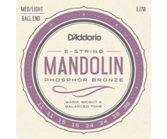 D'Addario EJ70 Ball End Mandolin Strings Phosphor Bronze