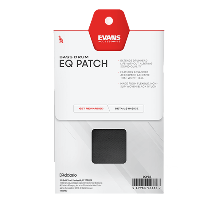 Evans EQPB2 Bass Drumhead Patch
