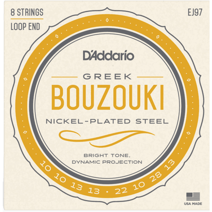 D'Addario EJ97 Bouzouki Greek Strings Set Nickel Wound