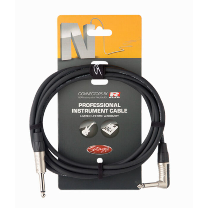 Stagg 3M/10FT Instrument Cable Angled