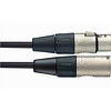 Stagg 15M/50F Microphone Cable XLRf-XLRm DLX