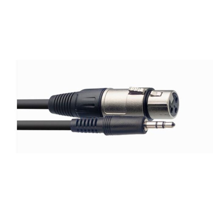 Stagg SAC3MPSBXF 3M/10F Audio min.ST.PLUG-XLRf Cable