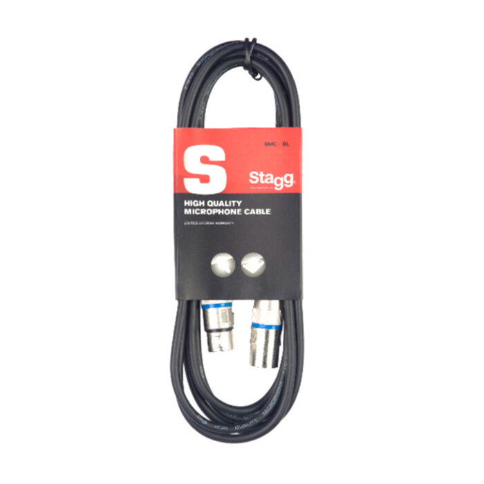 Stagg 1M/3FT Microphone Cable XLRF-XLRM,