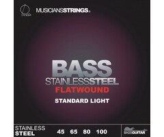 Picato 96658 Flatwound Bass Guitar Strings Stainless Steel