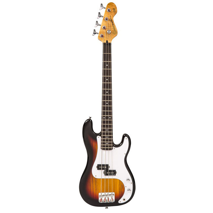 Encore 7/8 Bass Guitar Outfit Sunburst