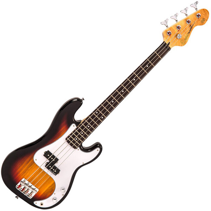 Encore 7/8 Bass Guitar Outfit Sunburst