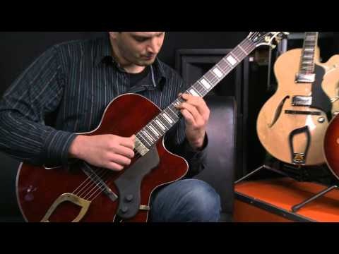 Hagstrom HL550 Electric Guitar Natural Mahogany Gloss