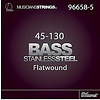 Picato 96658-5  S/Steel Flatwound Bass Guitar Strings Set