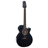 Takamine GF30CE-BLK FXC, Black Gloss, Solid Spruce Top, C/E