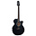 GF30CE-BLK FXC, Black Gloss, Solid Spruce Top, C/E
