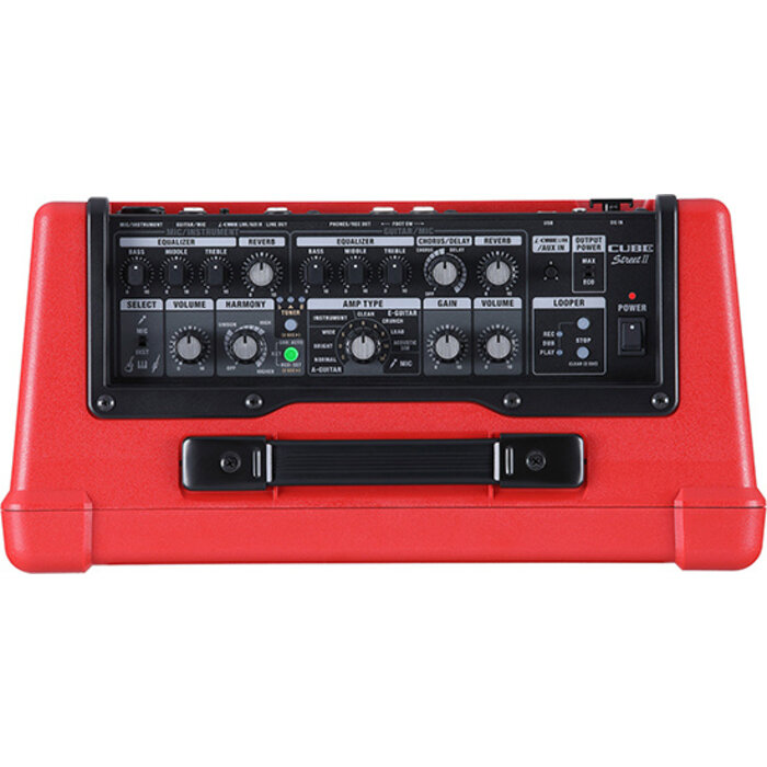 Boss Cube Street 2 Red Battery Powered Stereo Amplifier